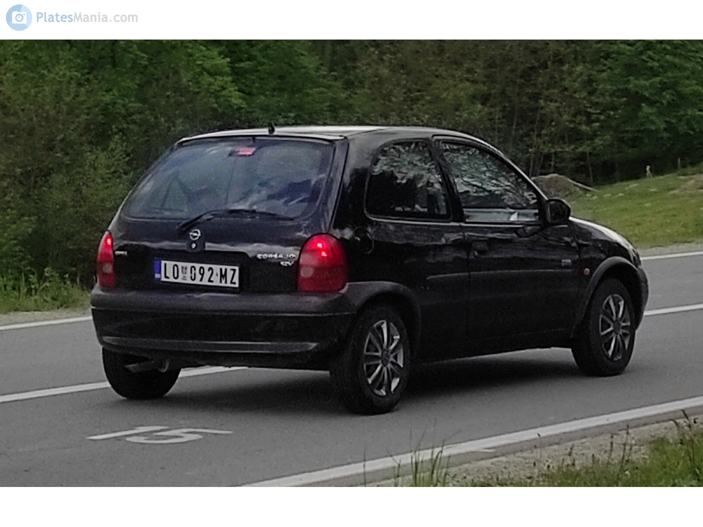 LO 092-MZ, Opel Corsa 2nd gen (Lite) 3-door Hatch (B; S93), 1993–2000 (–2007 for ZA-market)