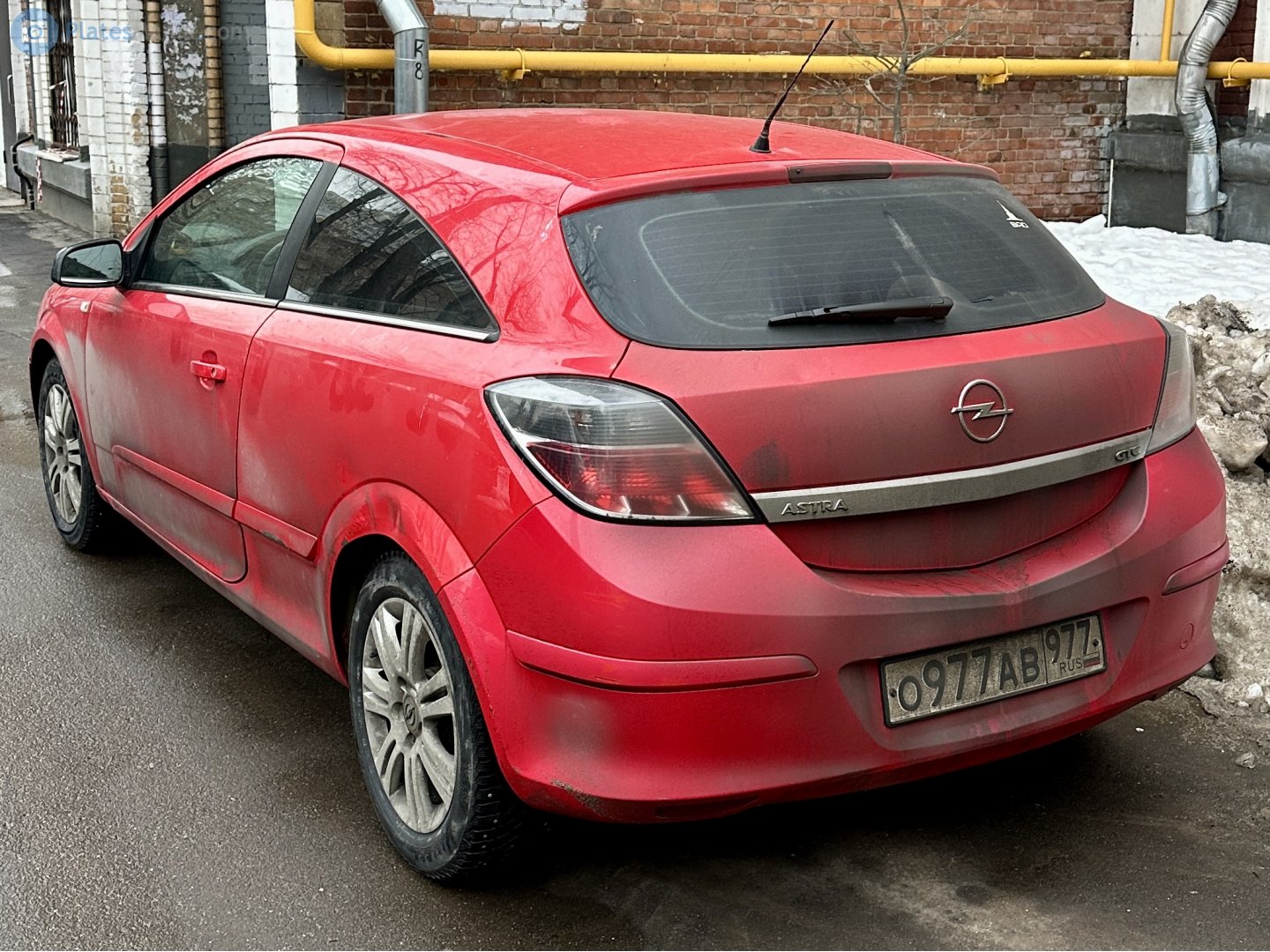 о 977 ав 977, Opel Astra 4th gen GTC (OPC) 3-door Hatch (J; P10), 2012–2018