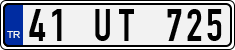 License plate of Turkey, Regular plates