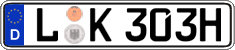 German license plate, Plates for oldtimers (type 