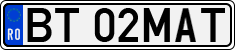 License plate of Romania, Regular plates