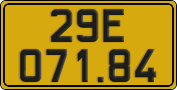 License plate of Vietnam, Commercial vehicles