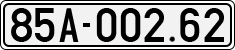 License plate of Vietnam, Cars