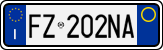 License plate of Italy, Cars (1994 year series)