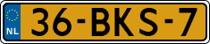 License plate of the Netherlands, Heavy Commercial Vehicles (1994 system)