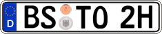 German license plate, Plates for oldtimers (type 