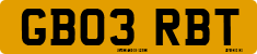 License plate of the United Kingdom, 2001 year system