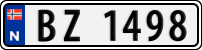License plate of Norway, Trailers, motorcycles, special vehicles