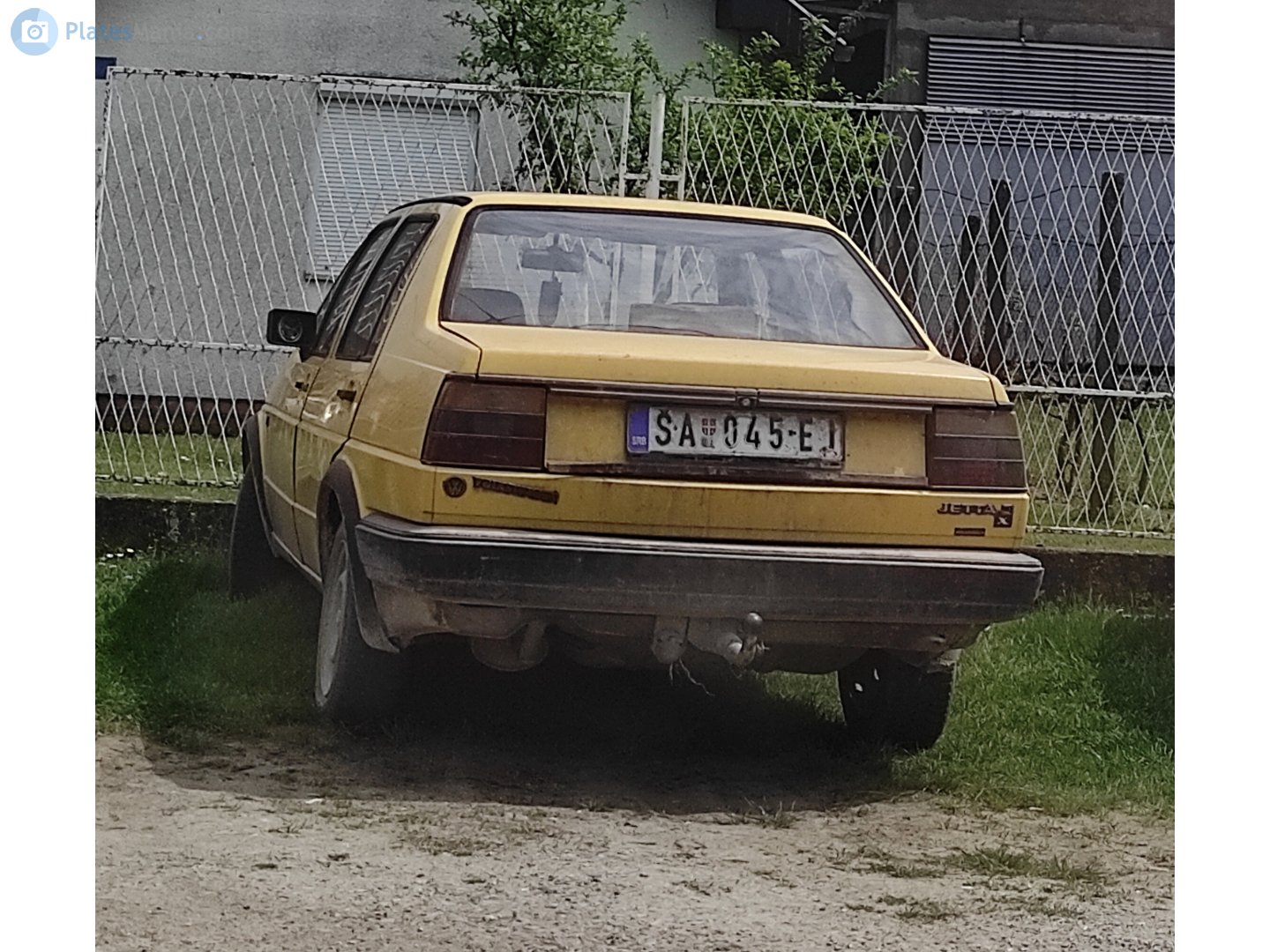 ŠA 045-EJ, Volkswagen Jetta 2nd gen 4-door Sedan (1G), 1984–1992 (­–1997 for CN-market)