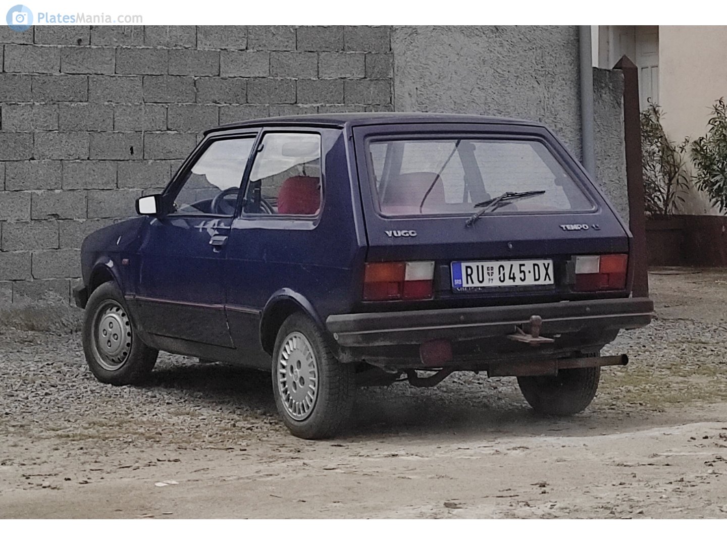 RU 045-DX, Zastava Yugo Tempo, 1996–2006