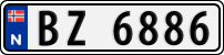 License plate of Norway, Trailers, motorcycles, special vehicles