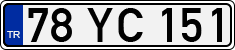 License plate of Turkey, Regular plates