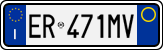License plate of Italy, Cars (1994 year series)
