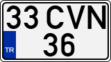 License plate of Turkey, Regular plates