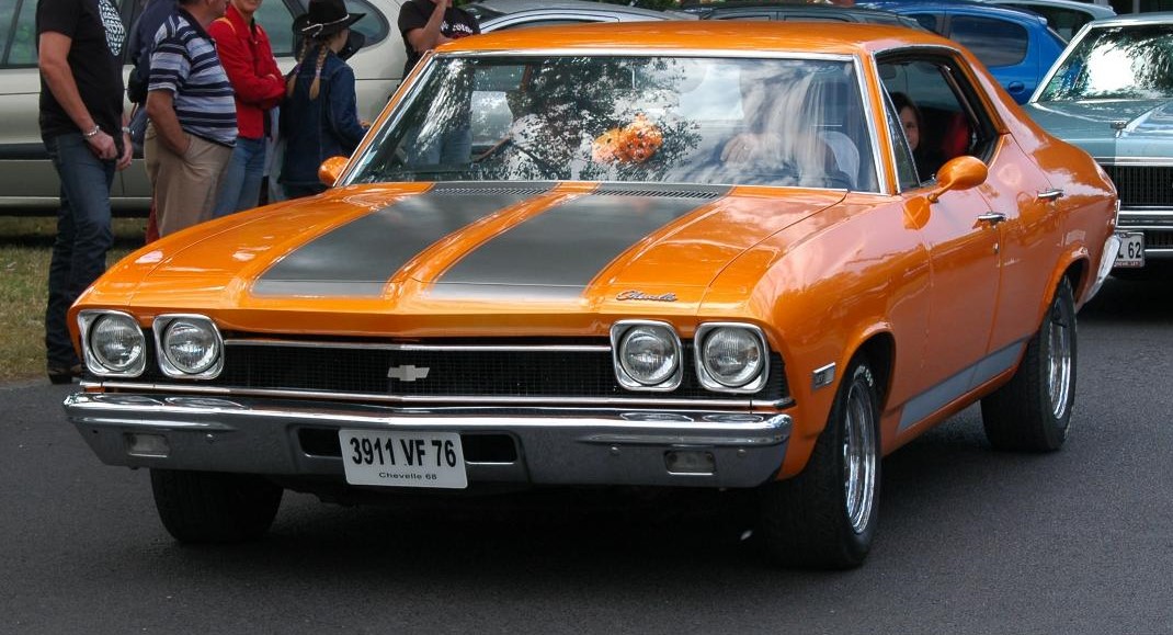 3911 VF 76, Chevrolet Chevelle 2nd gen 1968 4-door Sedan (69; A-body), 1967–1968