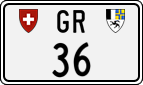 License plate of Switzerland, Cars