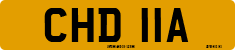 License plate of the United Kingdom, 1963 year system
