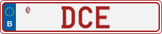 License plate of Belgium, Vanity Plates (2014)