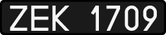 License plates of Poland, 1976 year system