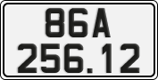 License plate of Vietnam, Cars