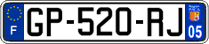 French license plate, SIV (ordinary)