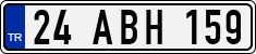 License plate of Turkey, Regular plates