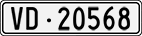 License plate of Switzerland, Cars