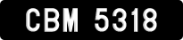 License plate of Malaysia, A(BC) 1(234)