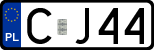 License plates of Poland, Regular car plates