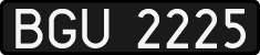 License plates of Poland, 1976 year system