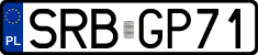License plates of Poland, Regular car plates