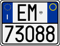 License plate of Italy, Motorcycles (1994 year series)
