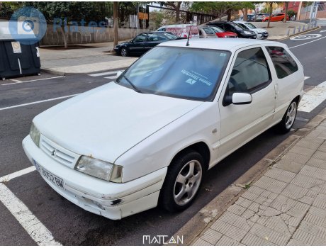 TF 8052 BM, Citroёn ZX (Santa Cruz de Tenerife) License plates of