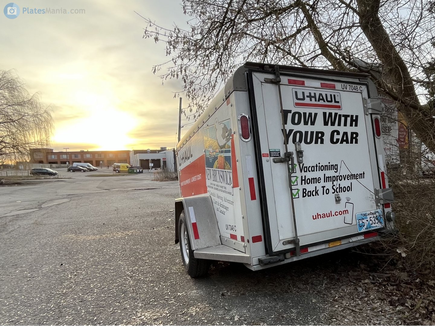 CS-5352, U-Haul 4' x 8' Cargo Trailer (UV) 
