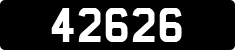 License plate of Guernsey, Regular plates