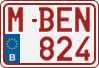 License plate of Belgium, Regular plates (2010)