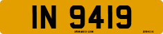 License plate of the United Kingdom, 1903 year system