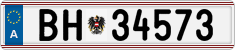 License plate of Austria, Official services and consulates