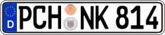German license plate, Regular plates