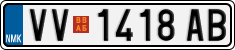 License plate of North Macedonia, Regular plates (2012)