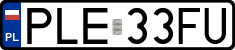 License plates of Poland, Regular car plates