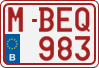License plate of Belgium, Regular plates (2010)