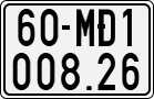 License plate of Vietnam, Specialty plates