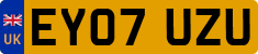 License plate of the United Kingdom, 2001 year system