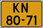 License plate of the Netherlands, Military