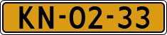 License plate of the Netherlands, Military
