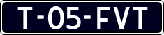 License plate of the Netherlands, Agricultural vehicles