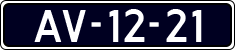 License plate of the Netherlands, Commercial Vehicles (1951-1994 system)