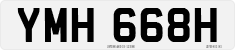 License plate of the United Kingdom, 1963 year system
