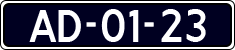 License plate of the Netherlands, Cars
